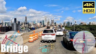 New York City Driving Queensboro Bridge Slow Moving [upl. by Eleira]