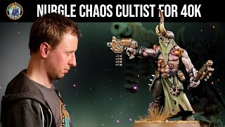 How to paint Nurgle Chaos Cultists for Warhammer 40000  Duncan Rhodes [upl. by Schmitt]