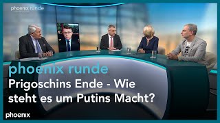 phoenixRunde Prigoschins Ende  Wie steht es um Putins Macht [upl. by Akcimat]