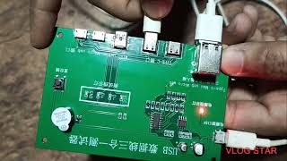 unboxing data cable tester for C type Micro usb and Mini usb cable tester [upl. by Awram]