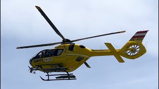 Christophorus EC 135 landingtakeoff ÖAMTC  medicopter“ 🚁 [upl. by Nelyt]