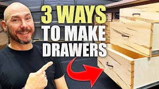 3 Ways To Build EASY DIY Drawers  Good Better Best [upl. by Notirb]