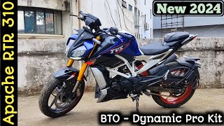 2024 TVS Apache RTR 310 Review  BTO Dynamic Pro kit  Price amp Mileage [upl. by Acey317]