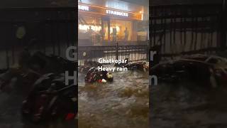 Ghatkopar Flood shorts viralshort heavyrain flood ghatkopar subhashvanage [upl. by Andros97]