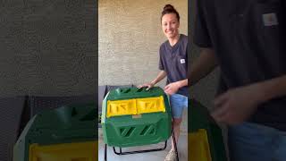 Nazhura 43 Gallon Compost Bin Review [upl. by Eneleuqcaj]