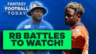 FANTASY RB BATTLES CAM AKERS OUTLOOK JAVONTE WILLIAMS VS MELVIN GORDON BILLS BACKFIELD AND MORE [upl. by Rorrys]