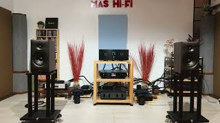 AudioGD Master 10 Integrated Amplifier Revival Audio SPRINT3 AudioGD R8 mk3 [upl. by Ardnuhsed]