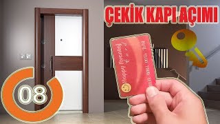 8 SANİYEDE ANAHTARSIZ KAPI AÇMA KARTLA KAPI AÇMA [upl. by Niels]