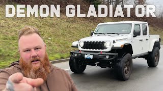 2023 Jeep Gladiator Engine Swap  Demon Hemi V8 840HP AMW4x4 [upl. by Tace614]