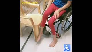 Transfer from ♿ to Chair to Floor amp Vice Versa  Wheelchair Skills amp Techniques  Paraplegic life [upl. by Ihsakat]