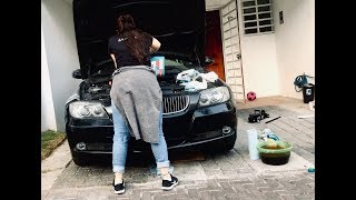 COMO HACER UN CAMBIO DE ACEITE  TUTORIAL  BMW325i [upl. by Clower502]