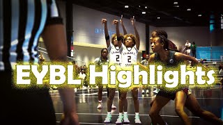 George Mason Commit Kennedy Harris 17u EYBL Highlights [upl. by Broeder]