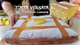 TORTA VERSATA CON CREMA AL LIMONE 🍋 ricetta facile di Tutti a tavola [upl. by Tasha]