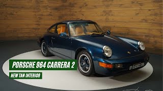 Porsche 964 Carrera 2  Overhauled engine  New interior  1993 VIDEO wwwERclassicscom [upl. by Hanavas]