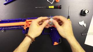 Unleashed Solid Final Stage Installation for Nerf Rampage by Orange Mod Works [upl. by Anelac]