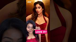 Recreating Janhvi Kapoor’s KWK Makeup Look  Glam Makeup Tutorial  Love It Get It  Nykaa Shorts [upl. by Sacttler]