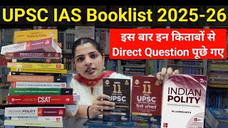 UPSC IAS Booklist for Prelims and mains exam 2025  26  Most important booklist for IAS [upl. by Lorenzana428]