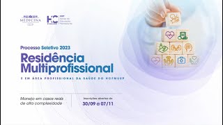 Residência Multiprofissional do HCFMUSP Como se inscrever [upl. by Aevin]