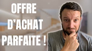 Achat immobilier  Comment faire une offre dachat [upl. by Tapes]