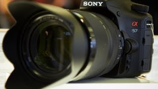 Sony Alpha 57 SLTA57  EinsteigerDSLT im Test Deutsch [upl. by Anegue]