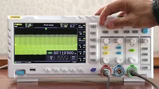 FNIRSI 1014D digital oscilloscope dual channel input signal generator 1GSas sampling rate [upl. by Opaline851]