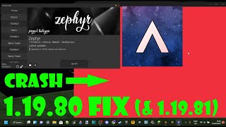 Ambrosial amp Zephyr Client 11980 amp 11981 Crash Issues FIX [upl. by Lednyc663]