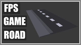 Low Poly Road In Blender  FPS Game In Unity  Part 21 [upl. by Olumor]