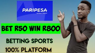 paripesa  100 guarantee winning strategy punters 😱🔥🤑 how to win paripesa Everyday [upl. by Nauqes]