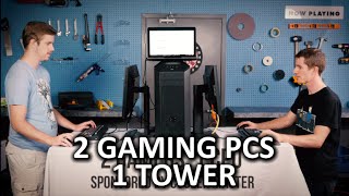 2 Gaming Rigs 1 Tower  Virtualized Gaming Build Log [upl. by Wengert]