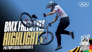 BMX Freestyle highlights from Shanghai  OlympicQualifierSeries [upl. by Newbold477]