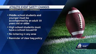 Greenville County Schools announces new rules to attend district athletic events [upl. by Anialam]