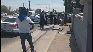 ZAFARRANCHO ENTRE PEPENADORES GUARDIAS Y POLICÍAS DE MEXICALI [upl. by Nahpets819]