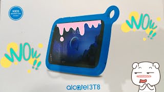 Unboxing tablet alcatel 3T8  Recommended for kids [upl. by Phelgen372]