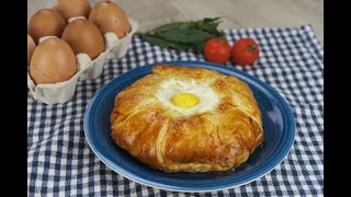 Fagottini di pasta sfoglia e uova lidea gustosa per un pranzo originale [upl. by Chak]