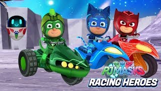 PJ Masks Racing Heroes  New Racing Superheroes Games [upl. by Trinia981]