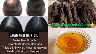 How to make Jatamansi Hair Oil  for hair growth scalp health and preventing baldness [upl. by Malvie]