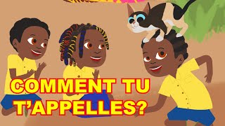 Comment tu tappelles  Comptinejeu congolaise avec paroles [upl. by Undine]