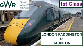 GWR First Class  London Paddington to Taunton  Class 802 IET [upl. by Archibald]