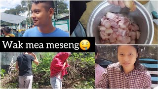 Ripeng jinma wak mea meseng songe chaatjok 🤤  Rupachi cheran vlog [upl. by Pentheas934]