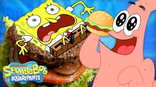 Greatest Food Moments Marathon for 1 HOUR 🍟  SpongeBob [upl. by Sluiter]