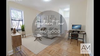 NYC Apartment Tour  1BR Apartment at Coney Island Ave Midwood Brooklyn [upl. by Gristede]