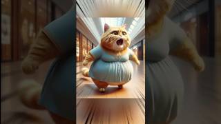 Cats birthday shopping cat kitten aicat ai catstory cutecat trendingshorts theshamafacts [upl. by Elhsa]