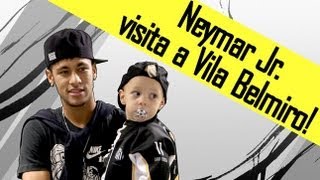 Neymar e Davi Lucca visitam Vila Belmiro [upl. by Kal977]