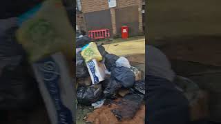 Filthy UK  Londons Ealing Borough Bin Collections litter streets [upl. by Mode755]