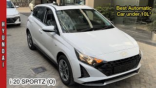 New 2024 Hyundai i20 Sportz O iVT  White Colour  978L  Best Automatic Car under 10L  Sunroof [upl. by Namwob27]