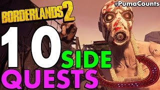 Top 10 Best Side Quests and Side Missions in Borderlands 2 PumaCounts [upl. by Aehta]