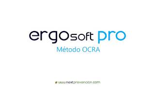 Método OCRA con ERGOsoft Pro [upl. by Arakal84]