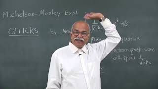 W102 Michelson Morley Experiment1 Relativity HCVerma PhysicsLectures [upl. by Maurili]