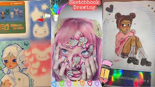 Sketchbook drawing and doodle ideas  Sketchbook Ideas  ART compilation 1 [upl. by Yram]