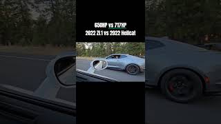 2022 Camaro ZL1 Manual VS 2022 Challenger hellcat [upl. by Elissa]